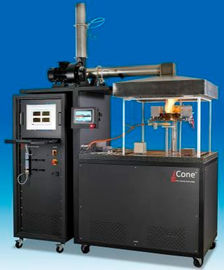 Thử nghiệm cháy ASTM E1354 Giải phóng nhiệt, tạo khói và tỷ lệ tổn thất khối lượng Thiết bị kiểm tra tính dễ cháy