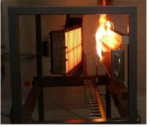 ISO 5658 Máy kiểm tra lan truyền lửa để đánh giá an toàn cháy