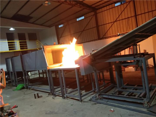 Thiết bị mái nhà Khả năng chống cháy Máy thử nghiệm hiệu suất chống cháy cho pin quang điện