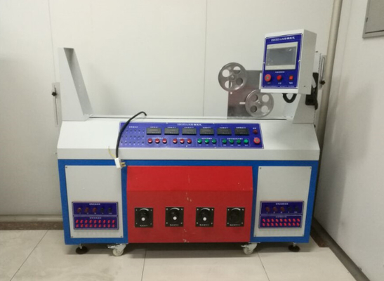 Sợi và cáp 2 Máy kiểm tra uốn cong 3 bánh để đo độ bền cơ học của cáp cách nhiệt PVC