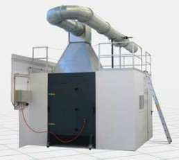 Thiết bị thử nghiệm cháy đơn cho vật liệu xây dựng hoặc sản phẩm xác định tính phản ứng lửa của vật liệu xây dựng