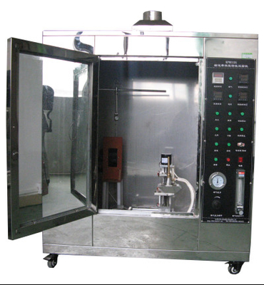 Thiết bị thử nghiệm đốt dọc dây chuyền vận chuyển được sử dụng để đánh giá phản ứng của dây chuyền vận chuyển trong một đám cháy