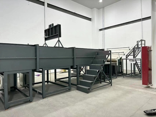 Vật liệu mái nhà Khả năng chống cháy Khả năng thử nghiệm chống cháy Thiết bị thử nghiệm hiệu suất cho pin quang điện