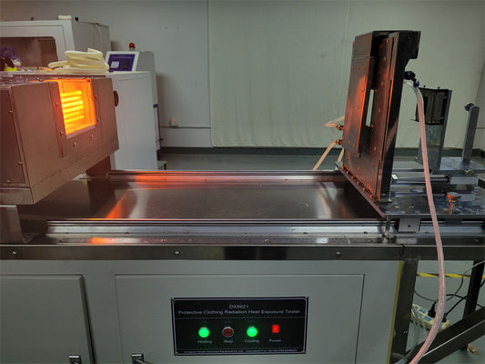 EN ISO 6942 Quần áo bảo hộ Máy kiểm tra tiếp xúc nhiệt bức xạ Thiết bị kiểm tra cháy