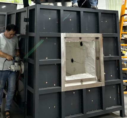 Lò thử mẫu chống cháy kết cấu thép