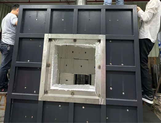 Lò thử nghiệm lớp phủ chống cháy kết cấu thép nhiệt độ vận hành 1300C với đường kính dây 2.0mm