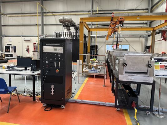Máy thử nghiệm cháy trong phòng thí nghiệm ASTME84 Tunnel Furnace Gas Methane Air Compressor, cấp bảo vệ IP57
