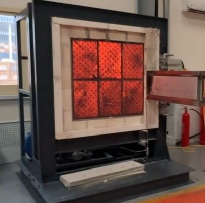 Máy thử nghiệm cháy trong phòng thí nghiệm ASTME84 Tunnel Furnace Gas Methane Air Compressor, cấp bảo vệ IP57
