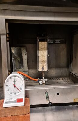 EN ISO 11925 Kiểm tra khả năng cháy của vật liệu xây dựng - Kiểm tra nguồn cháy duy nhất