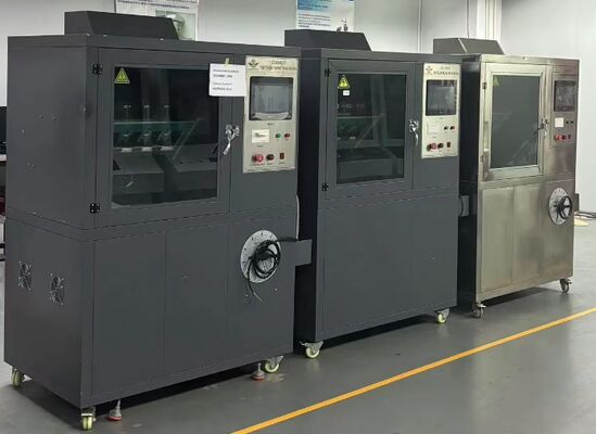 Máy kiểm tra tia lửa rò rỉ điện áp cao được thiết kế và sản xuất nghiêm ngặt theo GB/T6553-2003 và 1EC60587-1984.