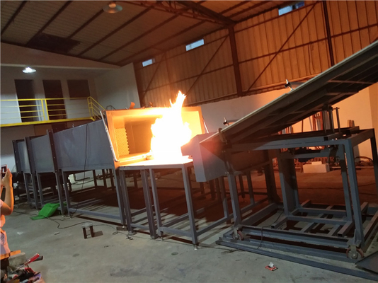 380V 50HZ Cung cấp điện Thiết bị thử nghiệm cháy cho vật liệu xây dựng Tiêu chuẩn UL790