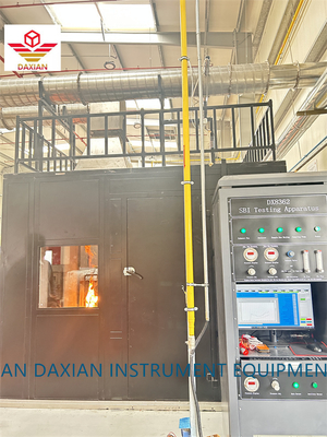 Máy thử nghiệm SBI BS EN 13823 Thiết bị thử nghiệm vật liệu xây dựng Thử nghiệm một mục cháy