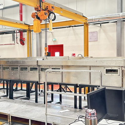 Phòng thử nghiệm lan truyền ngọn lửa ASTM E84 Mật độ khói cáp Plenum UL910 Đường hầm Steiner 7,6m