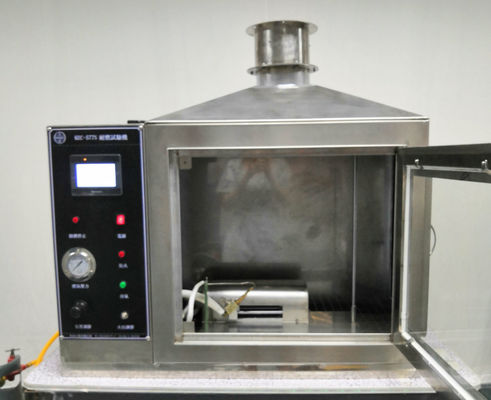 Thiết bị kiểm tra tính dễ cháy thép không gỉ cho vật liệu xây dựng chống cháy ISO 11925-2